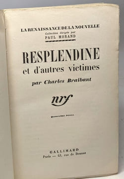 Resplendine et d'autres victimes / la renaissance de la nouvelle. Charles Braibant