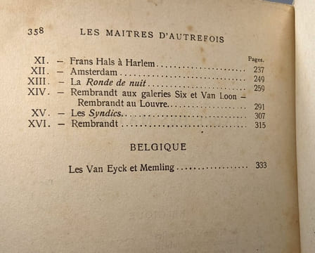 Les maîtres d'autrefois Belgique Hollande. Fromentin Eugène