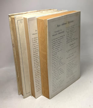 Grasalard chez les ouin-ouins (1962) + Denise mène les boeufs (1965) + Feysse-sur-mer (1966) --- 3 livres. Grancher Marcel-E
