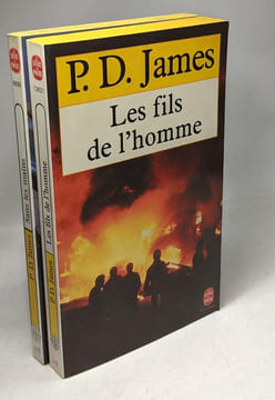 A visage couvert + Une folie meurtrière + Les fils de l'homme + Sans les mains --- 4 livres. James P-D