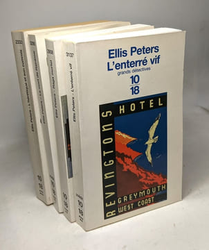 La Mort de Rainbow + Raga mortel + L'hérétique et son commis + L'enterré vif --- 4 livres. Ellis Peters