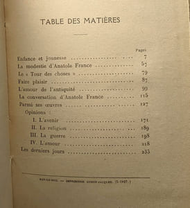 Anatole France d'après ses confidences et ses souvenirs