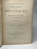 Politiques et moralistes du dix-neuvième siècle --- DEUXIEME SERIE --- Saint-Simon Fourier Lamennais Ballanche Edgar Quinet Victor Cousin Auguste ...