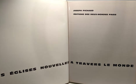 Les églises nouvelles à travers le monde. Pichard