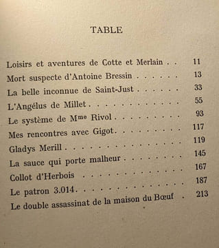 Le double assassinat de la maison du boeuf. Billy André