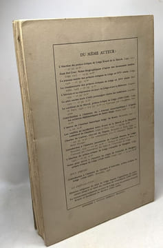 Réforme Protestante et Réforme Catholique au Diocèse de Liège. Histoire religieuse des règnes de Corneille de Berghes et de Georges d'Autriche ...