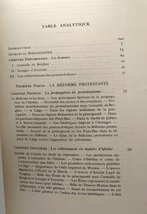 Réforme Protestante et Réforme Catholique au Diocèse de Liège. Histoire religieuse des règnes de Corneille de Berghes et de Georges d'Autriche princes-évêques de Liège (1538-1557)