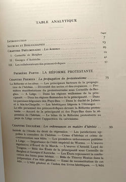 Réforme Protestante et Réforme Catholique au Diocèse de Liège. Histoire religieuse des règnes de Corneille de Berghes et de Georges d'Autriche ...