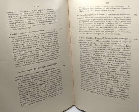 Réforme Protestante et Réforme Catholique au Diocèse de Liège. Histoire religieuse des règnes de Corneille de Berghes et de Georges d'Autriche ...