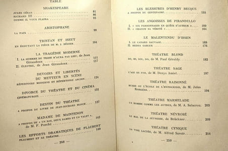 Du meilleur au pire ( à travers le théâtre)