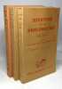 Histoire de la philosophie - TOME 1 2 et 3 l'antiquité et le moyen âge - 1. Introduction période hellénique + 2. Période hellénistique et romaine + 3. ...
