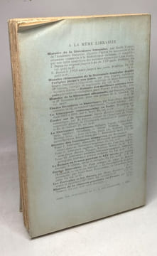 Etudes de Littérature Allemande. 2ème série : Ewald de Kleist - Goethe en Champagne - La Jeunesse de Schiller (1759 - 1780) - Les Brigands. CHUQUET ...