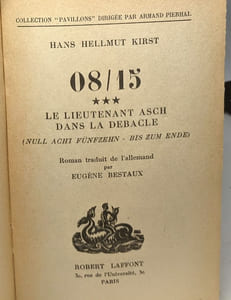 08/15 le lieutenant Asch dans la débacle tome 3 / Pavillons