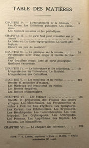 Formulaire Technique du Géologue. Ce Qu'il Faut Savoir sur l'Enseignement l'Observation sur le Terrain la Récolte l'Etude et la Conservation des Roches et des Fossiles. / Guides techniques du natu