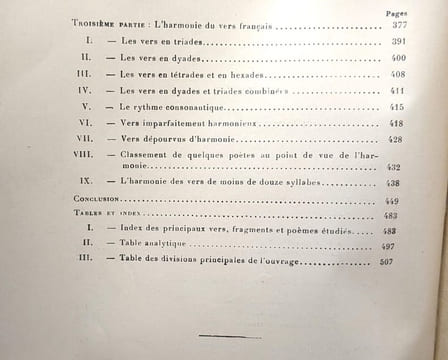 Le vers français ses moyens d'expression son harmonie. Maurice Grammont