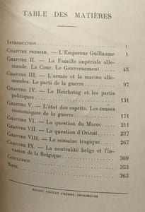 L'allemagne avant la guerre les causes et les responsabilités