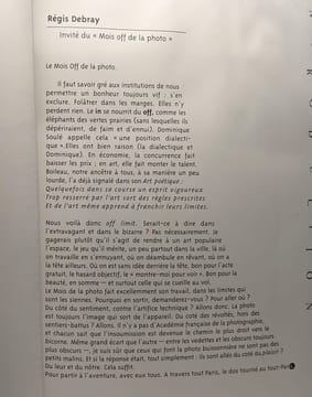 2e mois "Off" de la photographie à Paris. Collins Gay Debray Morice Poitevin Soulages Caujolle leterrier Moineau Dobbels Monnin