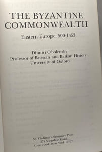 The Byzantine Commonwealth: Eastern Europe 500-1453