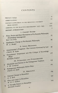 The Pre-Socratics: A Collection of Critical Essays. Mourelatos Alexander P. D