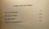 Fils de personne. De Montherlant Henry