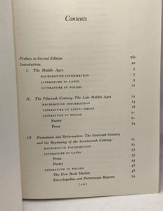 The History of Polish Literature Updated edition