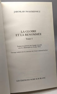 La gloire et la renommée - TOME 1 + TOME 2
