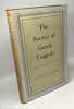 The poetry of greek tragedy. Richmond Lattimore