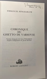 Chronique du ghetto de Varsovie