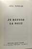 Je refuse la nuit. Pawlak Ada