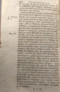 Justification des discours et de l'histoire ecclésiastique - TOME PREMIER (1736) + TOME SECOND (1738)