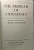 The problem of universals. landesman