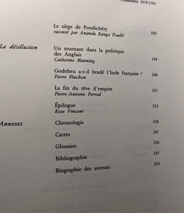 Pondichery 1674-1761 L'Echec D'Un Reve D'Empire