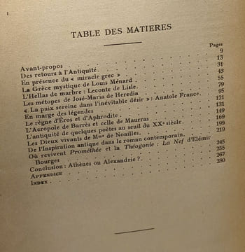 Le Génie du paganisme. Essais sur l'inspiration antique dans la littérature française contemporaine. Avec un appendice et une bibliographie pour ...