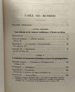La jeunesse de la science grecque / La science dans l'antiquité
