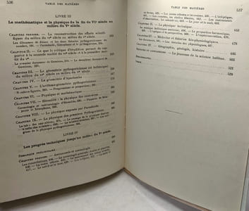 La jeunesse de la science grecque / La science dans l'antiquité