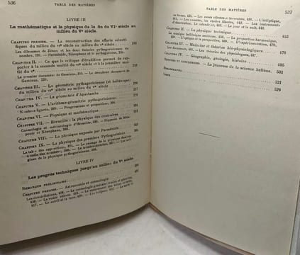 La jeunesse de la science grecque / La science dans l'antiquité. abel rey
