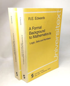 A Formal Background to Mathematics: Logic Sets and Numbers (Universitext) - Ia + Ib