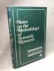 Notes on the Methodology of Scientific Research. Weimer Walter B