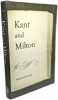 Kant and Milton. Budick Sanford