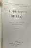 La philosophie de Kant. M. Émile Boutroux