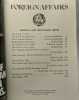 Foreign Affairs; America and the World 1990/91 Vol. 70 No.1. Collectif