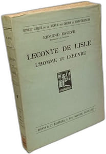 Leconte de Lisle - l'homme et l'oeuvre