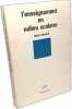 Enseignement en milieu scolaire (l'). Durand Marc
