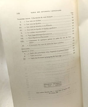 Le vers français - ses moyens d'expression son harmonie. Maurice Grammont