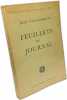 Feuillets de journal - collection Le roseau vert. Jean Valschaerts