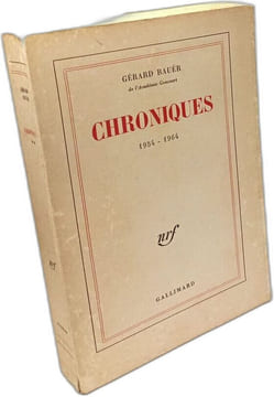 Chroniques 1954-1964 tome II (tome deuxième). Gérard Rayé