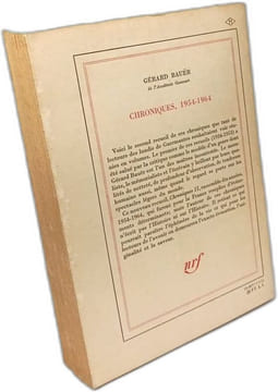 Chroniques 1954-1964 tome II (tome deuxième). Gérard Rayé
