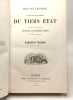 Essai sur l'histoire de la formation et des progrès du tiers état suivi de deux fragments du recueil des monuments inédits de cette histoire. Augustin ...
