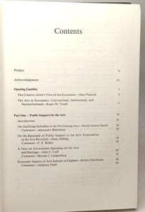Economic Policy for the Arts