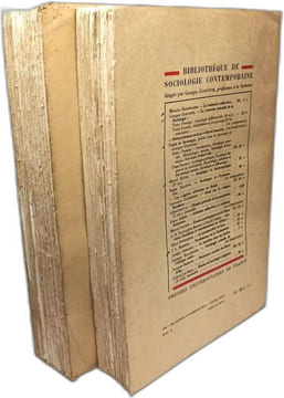 Traité de sociologie. Tome premier. Introduction. Sociologie générale. Morphologie sociale. Sociologie économique. Sociologie industrielle + Tome ...